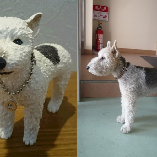オーダーメイド 陶器製 そっくり犬のフィギュア その他置物 KEIKO 通販