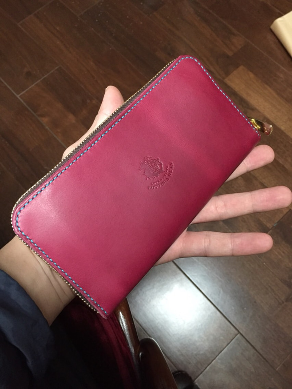 Round zip wallet[受注生産] 2枚目の画像