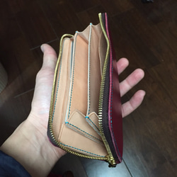 Round zip wallet[受注生産] 3枚目の画像