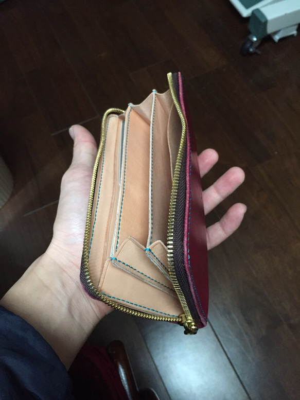 Round zip wallet[受注生産] 3枚目の画像