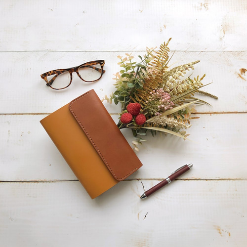 ご確認用　バイブル システム手帳 B6 牛革　ベビーピンク　チョコ　ブラウン ご確認用 バイブル システム手帳 B6 牛革 ベビーピンク チョコ