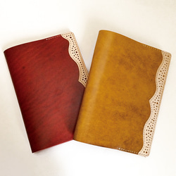 Notebook Cover (B6 / RUGATO LEATHER / Medallion) 第2張的照片