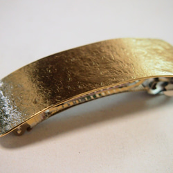 春風Brass（真鍮）バレッタNo１ 2枚目の画像