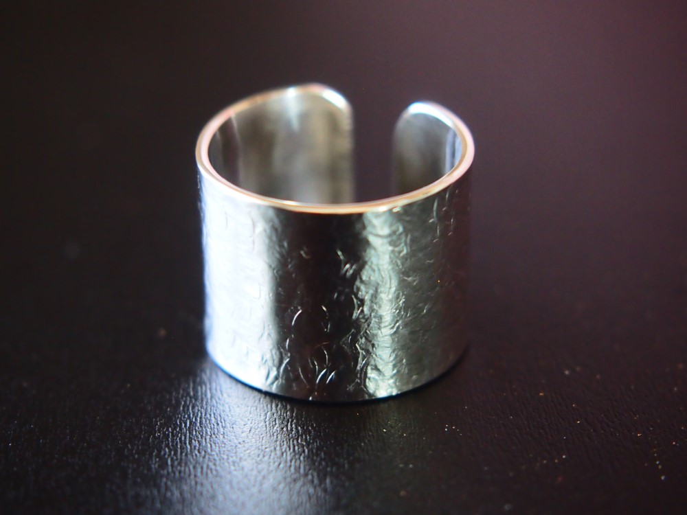 本格Silverリング15【幅広】