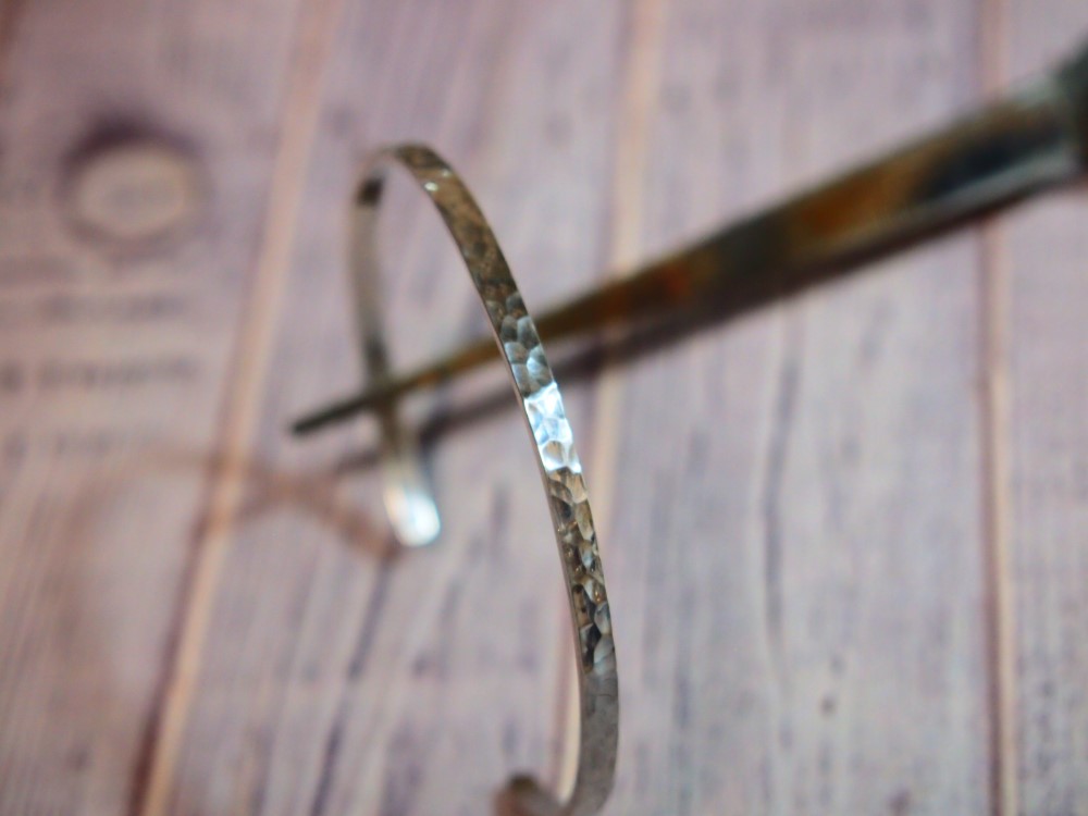 本格シルバーバングル０３【silver925】