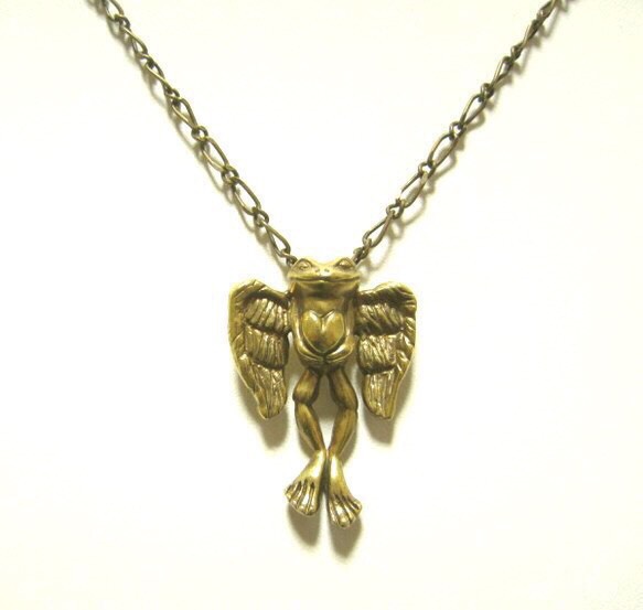 妖精詩集 ／聖ヴァレンティヌス　（カエルのヴァレンティヌス）真鍮