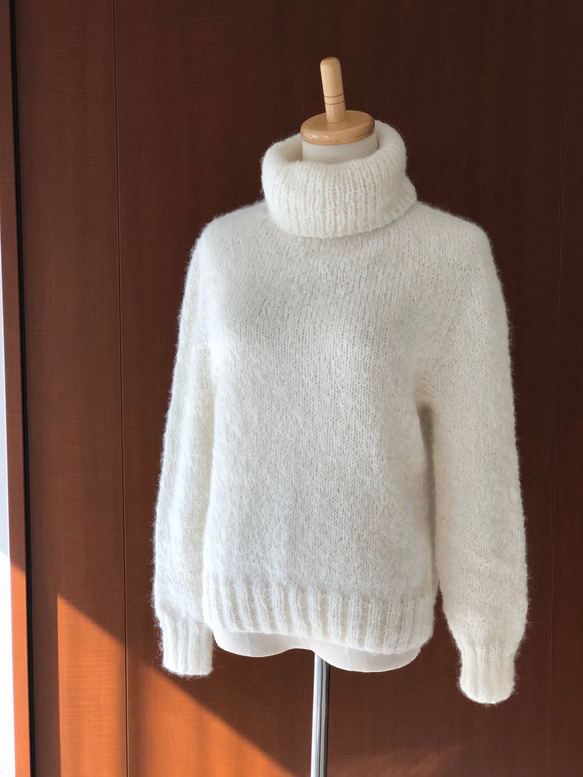 アルパカ＊オフタートルsweater【受注作成】W 3枚目の画像