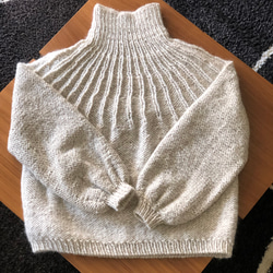 アルパカ＊ハイネックsweater 長袖【オーダーメイド】 2枚目の画像