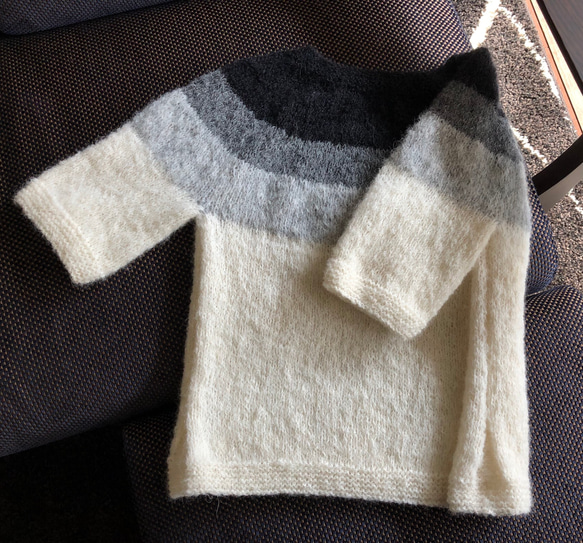 アルパカグラデーションsweater      【受注作成】 2枚目の画像