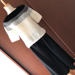 アルパカグラデーションsweater      【受注作成】 3枚目の画像