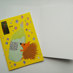 はり絵メッセージカード「メルヘン」（６枚組）※各カード封筒付 8枚目の画像