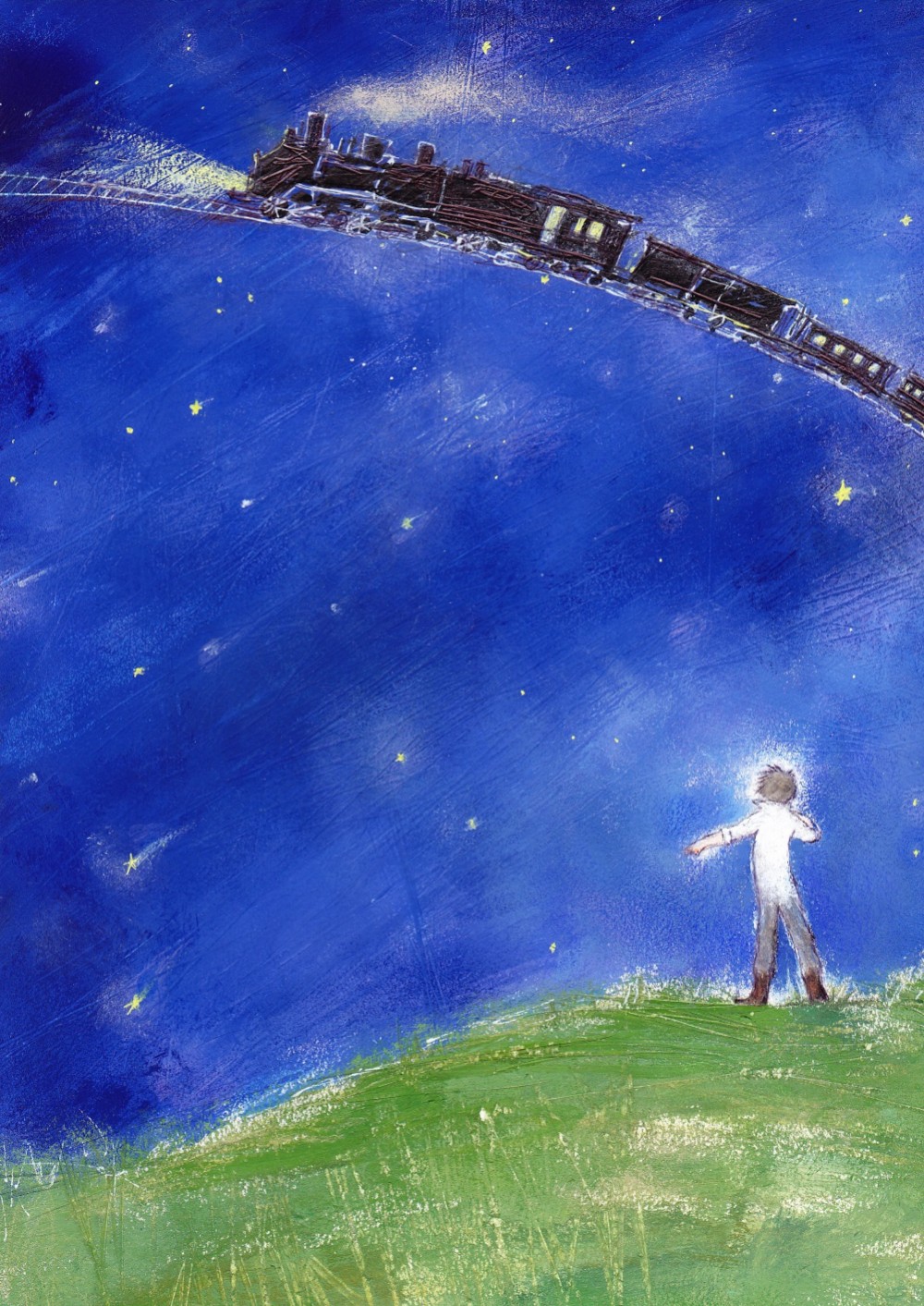 原画　「金魚　銀河の夜を舞う」　A3サイズ 41+iszROOpL.jpg_BO30,255,255,