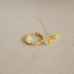 小花kanmuri戒指（TM-R025） 第3張的照片