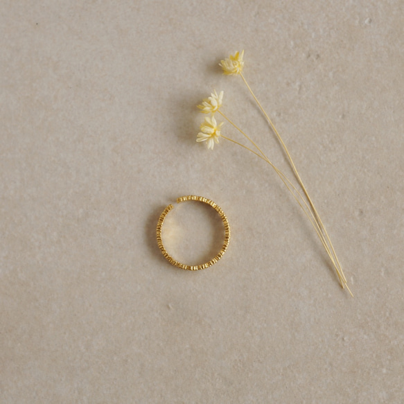 小花kanmuri戒指（TM-R025） 第5張的照片