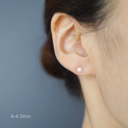 ● [14kgf] 1顆淡水珍珠非穿孔耳環（TM-E100C/TM-E030C） 第6張的照片