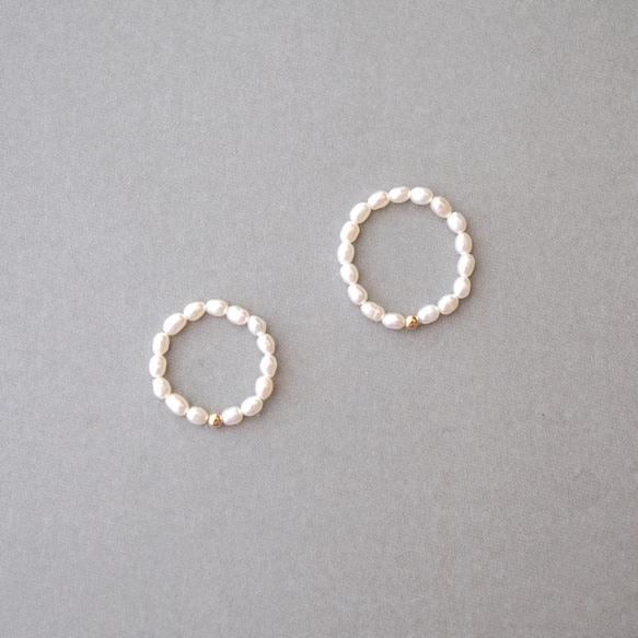 [14kgf]珍珠環(TM-R004~006) 第3張的照片
