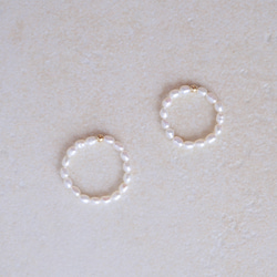 [14kgf]珍珠環(TM-R004~006) 第6張的照片