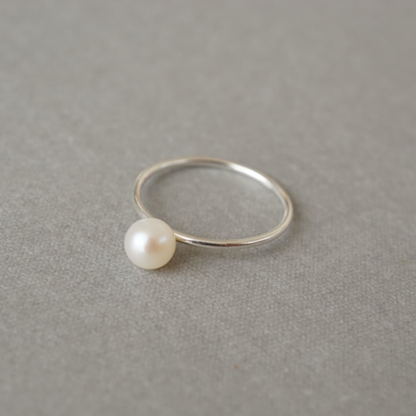 [銀925]淡水珍珠戒指(TM-R007~009) 第4張的照片