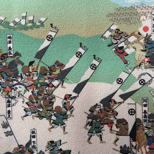 関ヶ原合戦図屏風タペストリークロス ただ今送料無料です