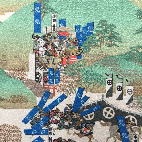 関ヶ原合戦図屏風タペストリークロス ただ今送料無料です