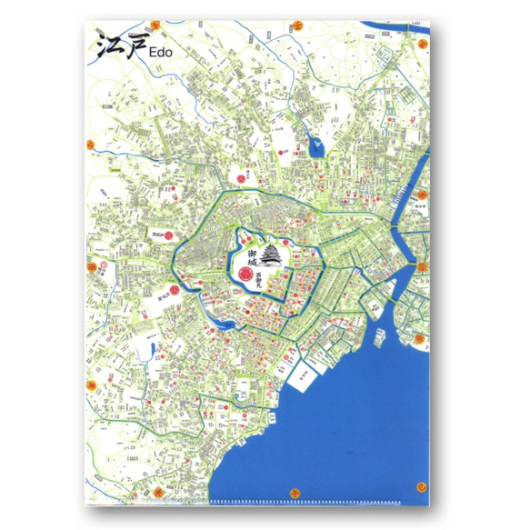 “江戶/東京造舊地圖文件夾” 5 件套 第2張的照片