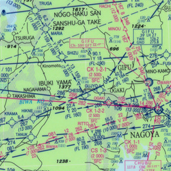 『大阪(西日本）航空図』クリアファイル 4枚目の画像