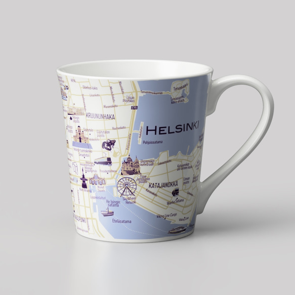 地圖馬克杯 HELSINKI 赫爾辛基 第1張的照片