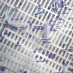 友好都市トートマップＳサイズ　ランチトート　ニューヨーク 2枚目の画像