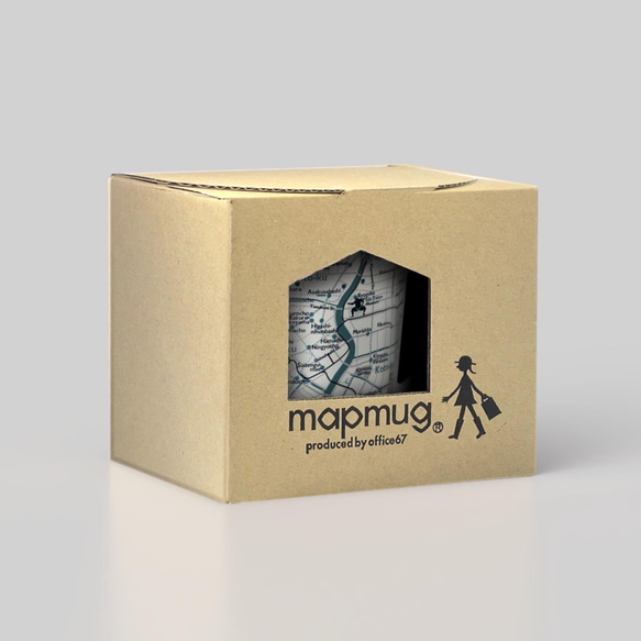 窓付BOX T型mapmug マップマグ　Tokyo東京（英語） 5枚目の画像