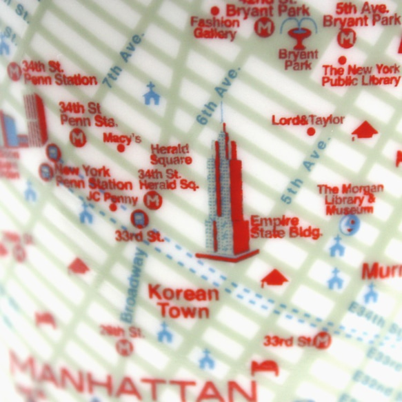 窓付BOX T型mapmug マップマグ　NYニューヨーク 5枚目の画像
