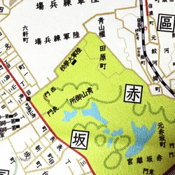 1905 (明治 38) 東京地圖圖案包袱皮 第4張的照片