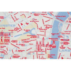友好都市トートマップポーチ　東京東×ロンドン 4枚目の画像