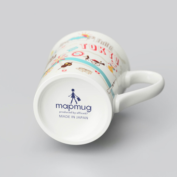 窓付BOX T型mapmug マップマグ　東京イラスト 4枚目の画像