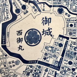 江戶東京托特圖（一面是現在的地圖圖案，另一面是幕末舊地圖圖案）未漂白 第3張的照片