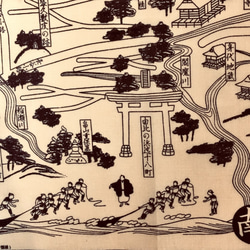 解碼鎌倉圖片頭巾鎌倉殿，鎌倉的舊地圖圖案，大河劇的舞台。 第6張的照片