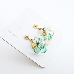 ibitu bonbon green earring 1枚目の画像