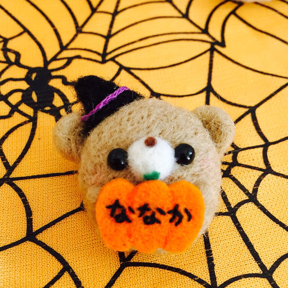 【オーダーネーム入り】ハロウィンブローチ♡ 4枚目の画像