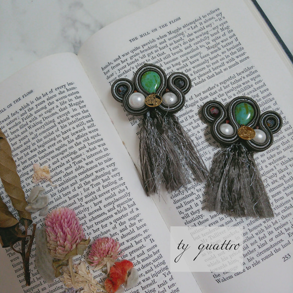 ソウタシエ no.24 ピアスorイヤリング 選択可 ピアス（フック  