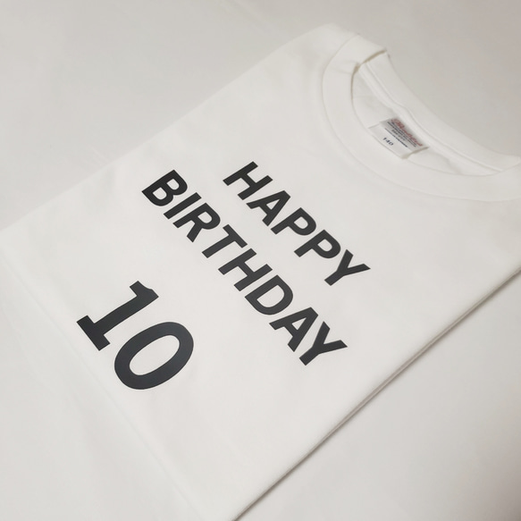 名入れ可 BIRTHDAY TEE☆誕生日Tシャツ☆キッズ名入れTシャツ☆ 4枚目の画像