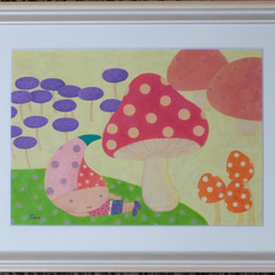 特値　肉筆鉛筆画 美人画❣️ 原画　1点物 美人像 油絵 鶴田一郎 人物画 F6 額付き 手描き 肉筆 - メルカリ