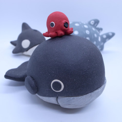 シロナガスクジラ（大）　メモスタンド 6枚目の画像