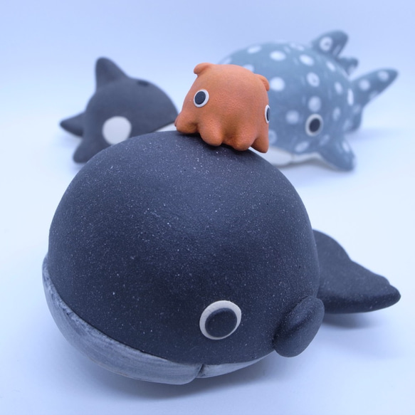 シロナガスクジラ（大）　メモスタンド 7枚目の画像