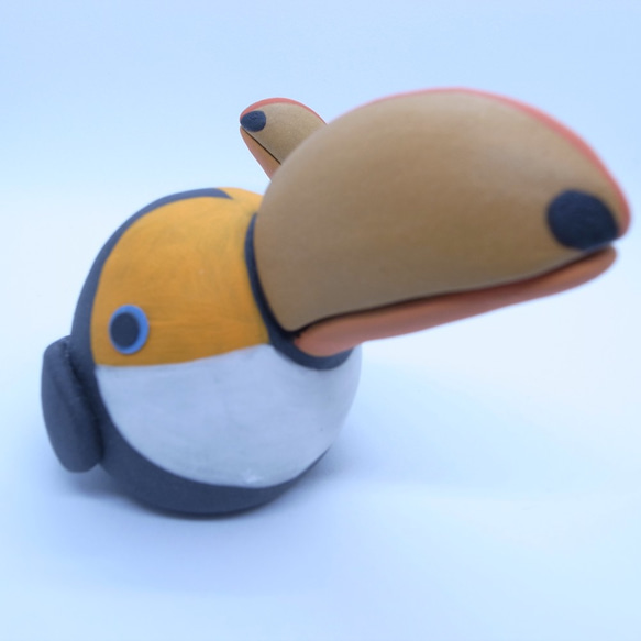 とりたま（大）【オニオオハシ】　メモスタンド 2枚目の画像