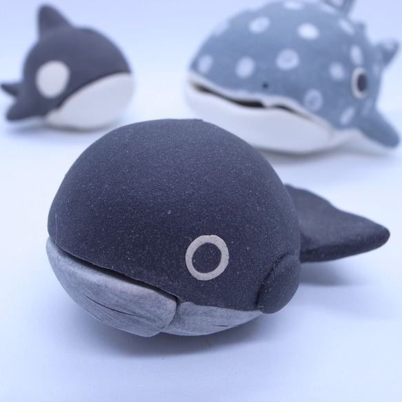 シロナガスクジラ（小）　メモスタンド 1枚目の画像