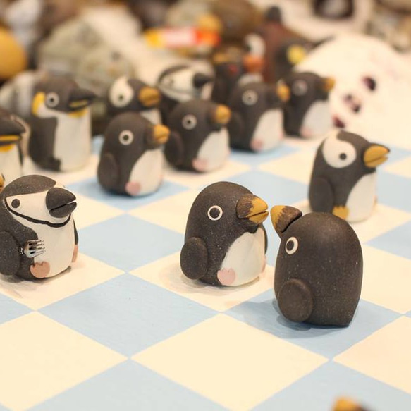 ペンギンチェスセット その他置物 いぢまゆういち 通販 8895364