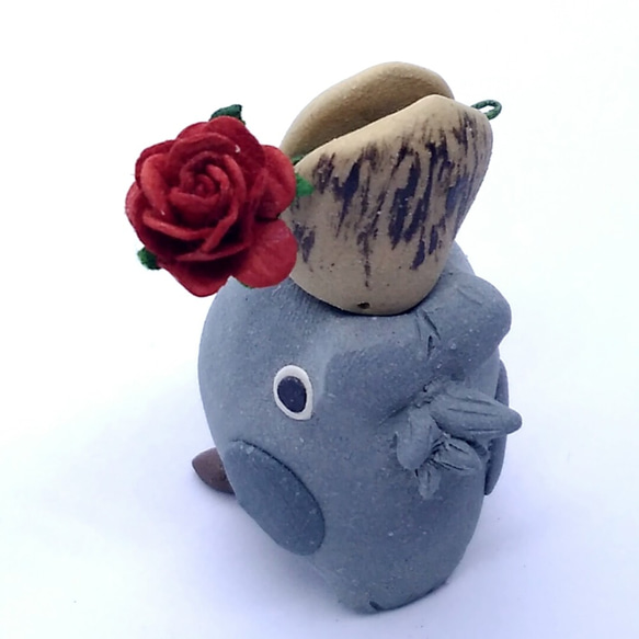 とりたま【ハシビロコウ（ミニ・上向き）】　メモスタンド 2枚目の画像