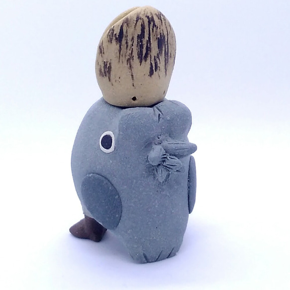 とりたま【ハシビロコウ（ミニ・上向き）】　メモスタンド 3枚目の画像