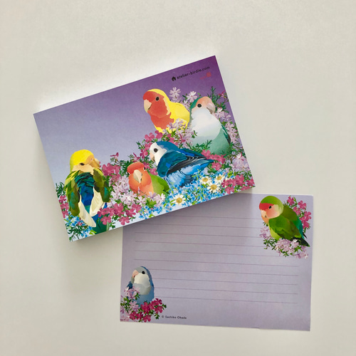 メモ帳 「 とりアート 春小桜 」 メモ帳 とりアート 通販 10003544