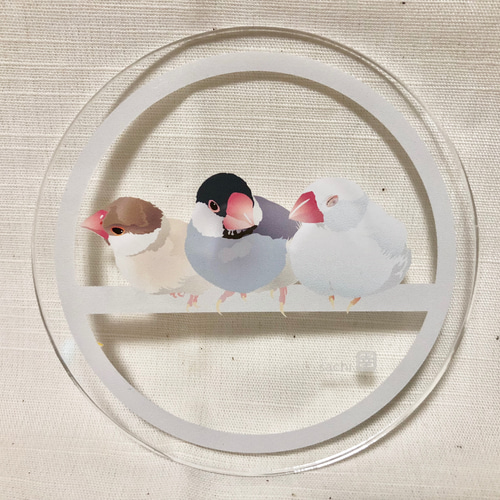 B 文乃ゆき　グラッテ　カフェ　アクリルコースター　木製コースター コラボカフェ「BUSTAFELLOWS season2 × Gratte スクールライフ