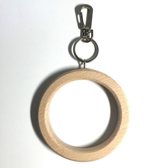 ◯おきななまる◯木環鑰匙圈✔大圓木鑰匙圈○鑰匙扣○ 第3張的照片